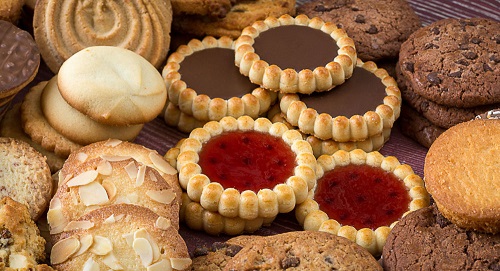 مربا، ژله و کارامل در بیسکویت مربا، ژله و کارامل در بیسکویت