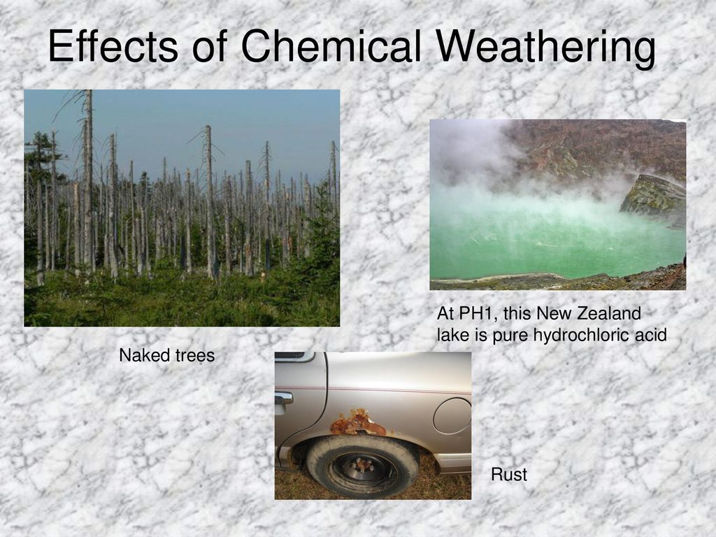 هوازدگی شیمیایی چیست و چگونه رخ می دهد؟
